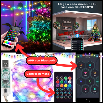 Luces LED Bluetooth Decorativas y Personalizables